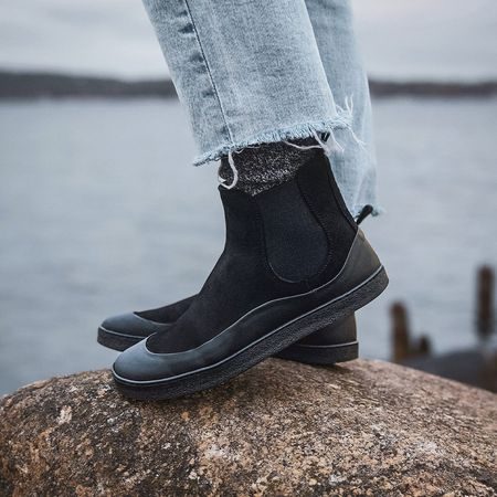 GROUNDIES SIENNA WOMEN Black | Dámské barefoot chelsea boty
