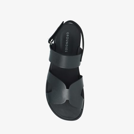 Dámské Barefoot Sandály GROUNDIES® Juno Černé