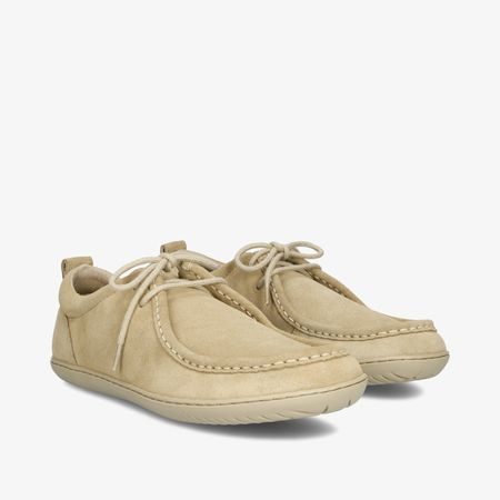 Barefoot Mokasíny GROUNDIES® Cricket Béžové