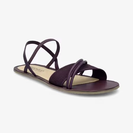 Dámské Barefoot Sandály GROUNDIES® Corfu Tmavě Švestkové