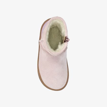 Dětské Barefoot Zimní Zateplené Válenky GROUNDIES Mini Cozy Kids Růžové