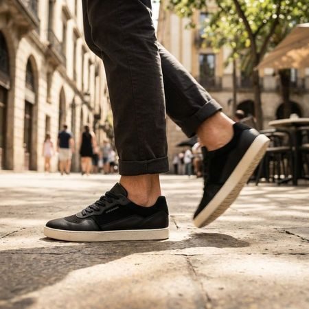 Pánské Barefoot Tenisky GROUNDIES® Nova Special Černé