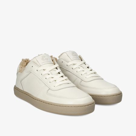 Dámské Barefoot Zateplené Tenisky GROUNDIES® HAMPTONS TEDDY 2.0 REGULAR Krémové