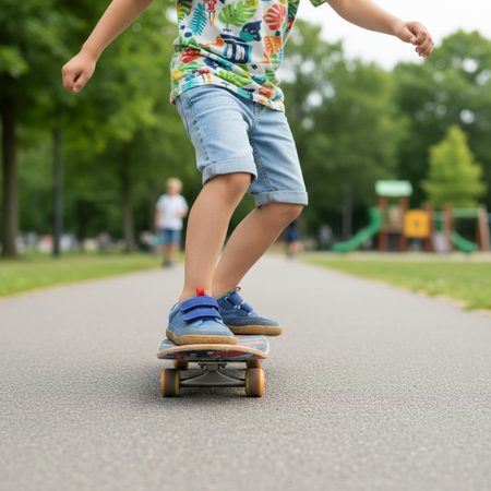 GROUNDIES® Amsterdam Blue adidași barefoot copii