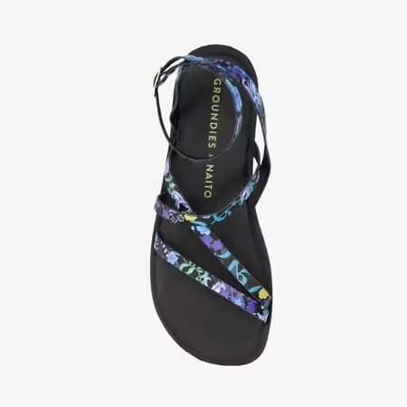 Dámské Barefoot Sandály GROUNDIES® Florence X Natio Černé