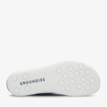 Barefoot Tenisky GROUNDIES® Active Knit Modro Bílé