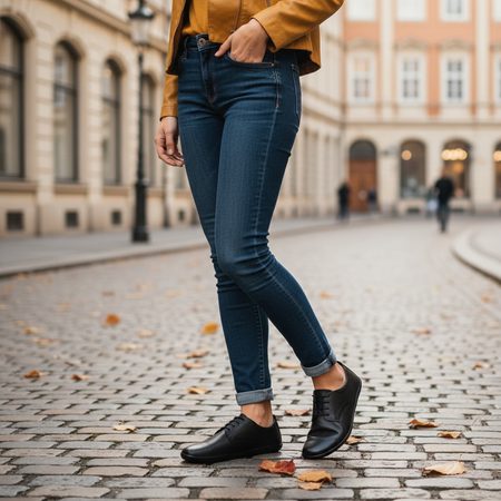 GROUNDIES® Palermo Black Muške barefoot polucipele