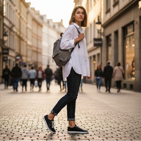 GROUNDIES® Universe Black/White Barefoot Спортни Обувки