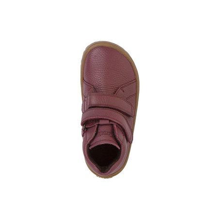 Dětské celoroční barefoot boty FRODDO AUTUMN vínové