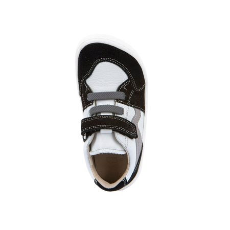 FRODDO TENISKY RIVER White Black | Dětské barefoot tenisky