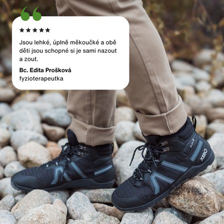 XERO SHOES XCURSION FUSION Black Titanium | Barefoot pohorky