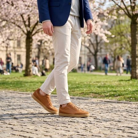 GROUNDIES® Panama Soft Karamell Barefoot Tornacipő