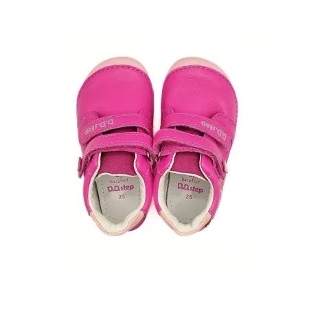 Dětské barefoot tenisky D.D.STEP S070-61646B Hot Pink růžové ptáček