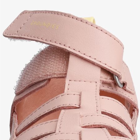Dětské Barefoot Sandály GROUNDIES® Noto 2.0 Růžovo Citronove