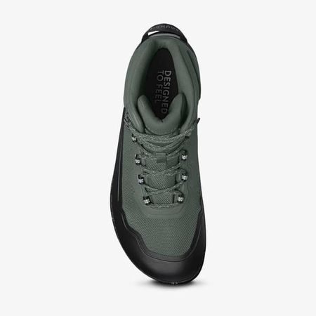Barefoot Voděodolné Pohorky GROUNDIES® All Terrain High Zelené