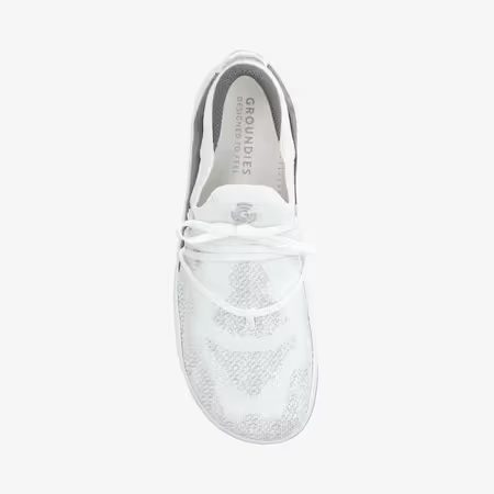 Barefoot Tenisky Slip-On Boty GROUNDIES® Osaka Bílo Šedé