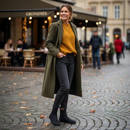 GROUNDIES® CAMDEN Black Matte Ženske barefoot+ podstavljene Chelsea čizme