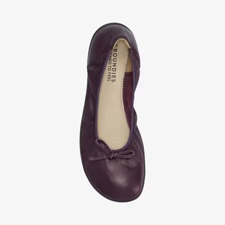 Dámské Barefoot Baleríny GROUNDIES® Ruby 2.0 Švestkové
