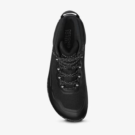Barefoot Voděodolné Pohorky GROUNDIES® All Terrain High Černé