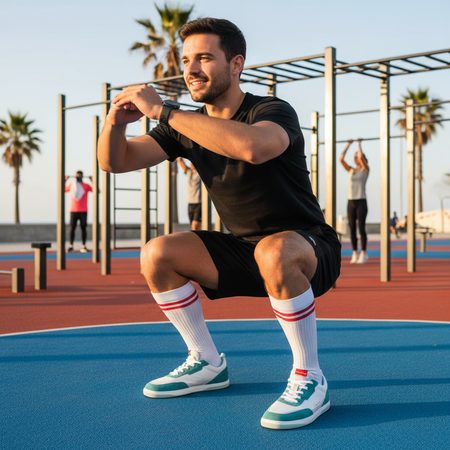 Barefoot Tenisky GROUNDIES® Zurich Modro Červené