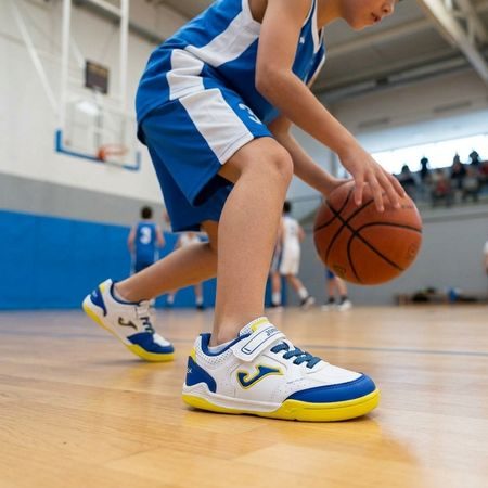 Joma TOP FLEX JUNIOR BAREFOOT 2602 WHITE INDOOR | Dječje barefoot tenisice