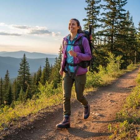 GROUNDIES® All Terrain High 2.0 Mauve/Ink női Barefoot túracipő