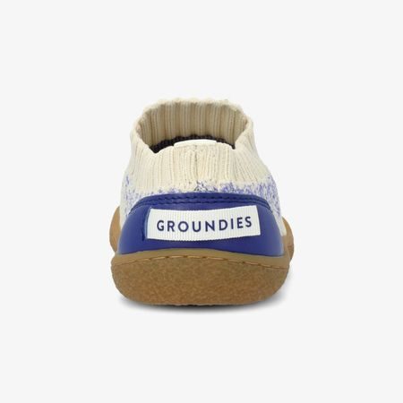 Dětské Barefoot Slip-On Tenisky GROUNDIES® Nara Kids Pískovo Modré