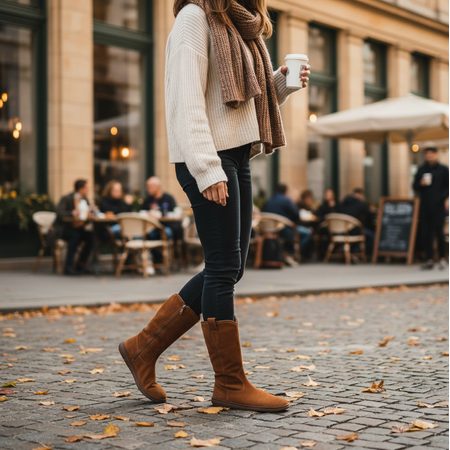 GROUNDIES® Tucson Cognac Barefoot škornji