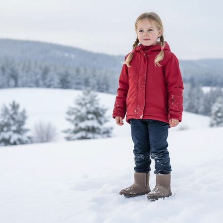 GROUNDIES® Mini Cozy Beige Детски Barefoot Ботуши