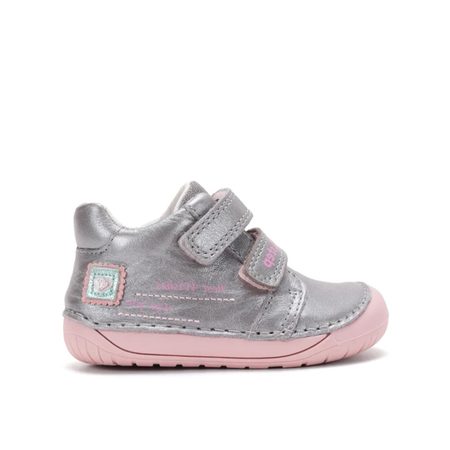 Dětské barefoot tenisky D.D.STEP S070-62332 Stříbrné