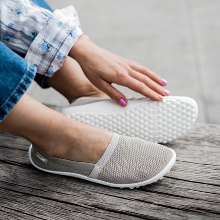 LEGUANO FLAIR Sand | Dámské barefoot baleríny