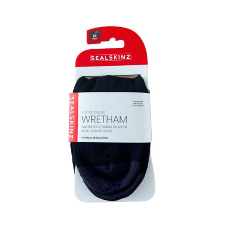 SEALSKINZ WRETHAM ANKLE SOCKS Black 2