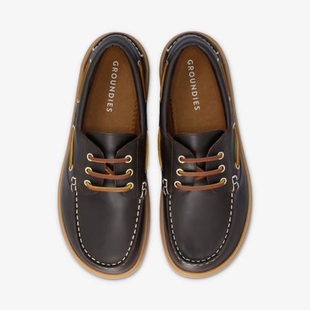 Barefoot Polobotky GROUNDIES® Tide Čokoládové