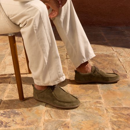 GROUNDIES® Cricket Khaki Barefoot mokasine