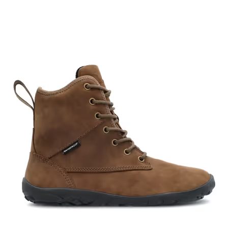 Barefoot Outdoorové Zateplené Boty GROUNDIES® Springfield Hnědé