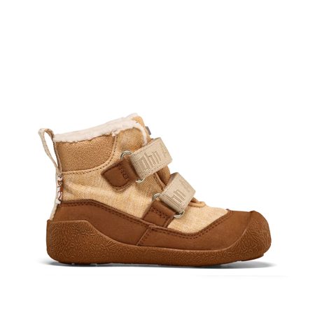 AFFENZAHN PREWALKER MIDBOOT VEGAN SNUGGY Affenzahn Brown | Dětské první barefoot zateplené botičky
