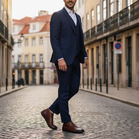 GROUNDIES® Milano Camel Barefoot+ alkalmi bokacipő