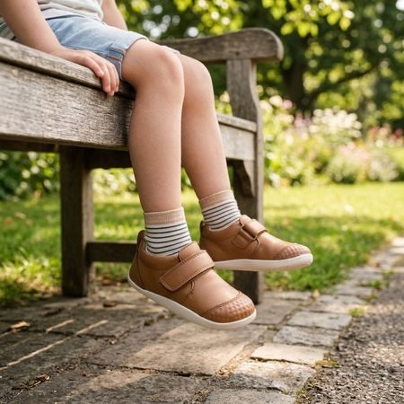 BOBUX XPLORER GO Caramel | Dětské barefoot tenisky