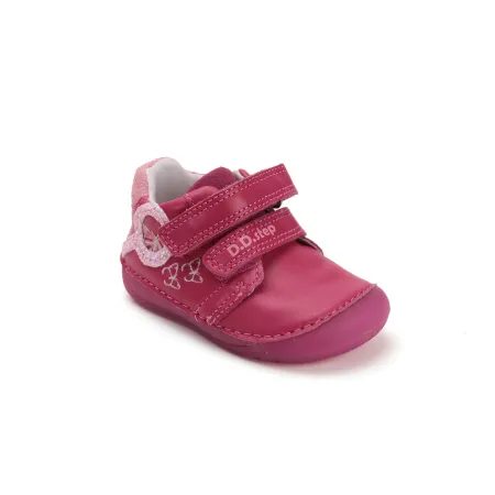Dětské barefoot tenisky D.D.STEP S070-52838A Dark Pink motýlci růžové