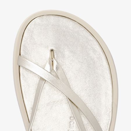 Dámské Barefoot Sandály GROUNDIES® Maya Champagne