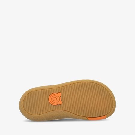 Dětské Barefoot Slip-On Tenisky GROUNDIES® Nara Kids Šedo Oranžové