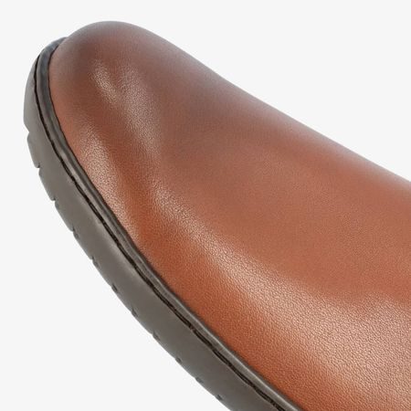 Pánské Barefoot Polobotky GROUNDIES® Palermo Karamelové