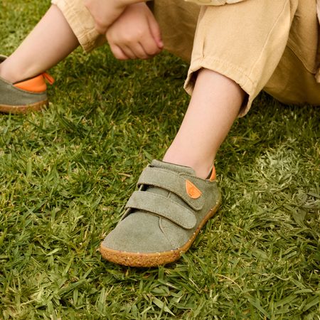 GROUNDIES® Malmö Khaki Dječje Barefoot Tenisice