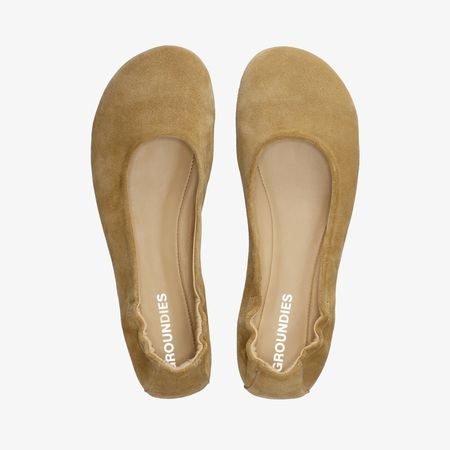 Dámské Barefoot Baleríny GROUNDIES® Sleek Černé