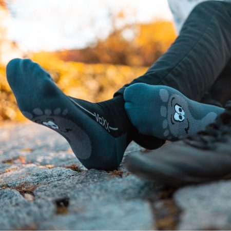 VoXX® BAREFOOTAN Anatomicky Tvarované Ponožky Černé