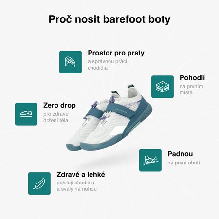 Barefoot Sport Cipő GROUNDIES® G-Flex Szürke Zöld