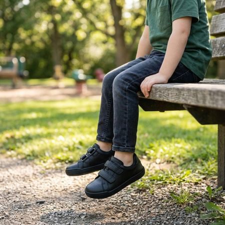 Dječje Barefoot Tenisice RAYVE SPRINGFIELD 2.0 black/black
