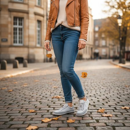 GROUNDIES® Amsterdam+ Light grey női Barefoot+ sportcipő