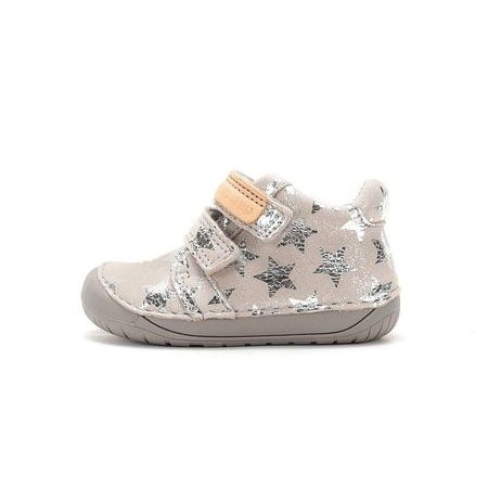 Dětské barefoot tenisky D.D.STEP S070-62583B Béžové hvězdy