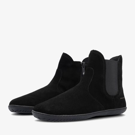 Barefoot Zateplené Chelsea GROUNDIES® CAMDEN MID Černé